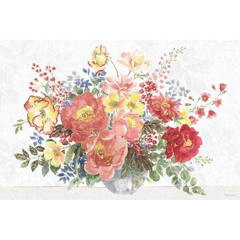 Floral Focus V Gold Ornate Wood Framed Art Print with Double Matting by Grove, Beth