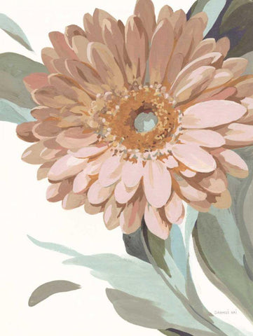 Jewel of the Garden II Pastel Black Ornate Wood Framed Art Print with Double Matting by Nai, Danhui