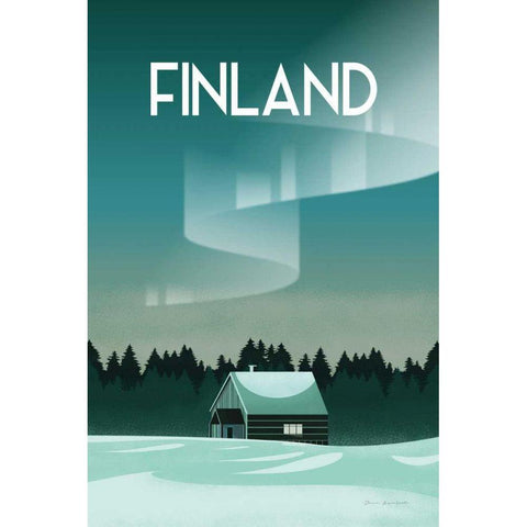 Finland I Gold Ornate Wood Framed Art Print with Double Matting by Escalante, Omar
