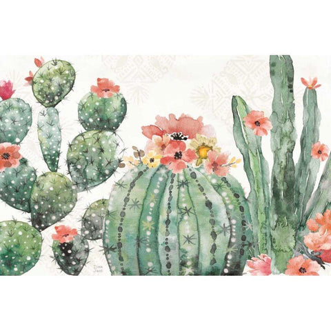 Sweet Southwest I White Modern Wood Framed Art Print by June, Dina