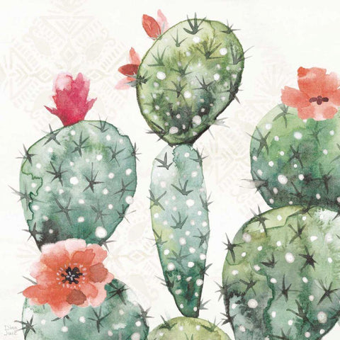 Sweet Southwest III Black Modern Wood Framed Art Print by June, Dina
