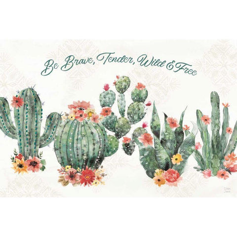 Sweet Southwest VIII Black Modern Wood Framed Art Print with Double Matting by June, Dina