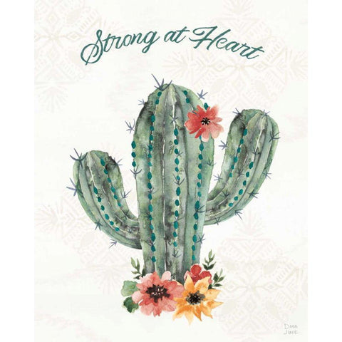 Sweet Southwest IX Black Modern Wood Framed Art Print by June, Dina