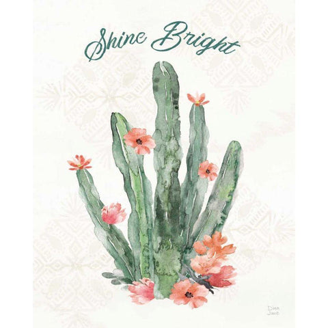 Sweet Southwest XIV Black Modern Wood Framed Art Print with Double Matting by June, Dina