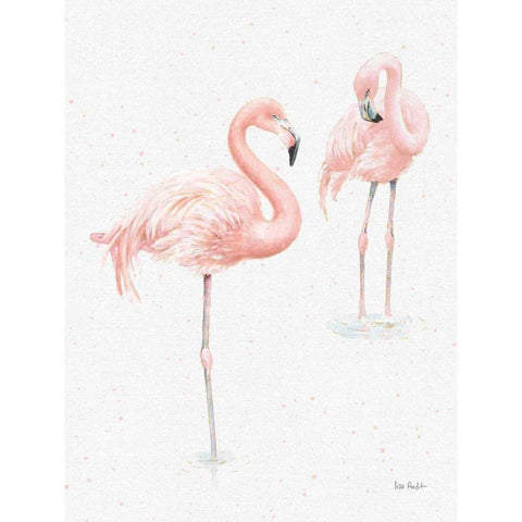 Gracefully Pink X Light Reversed Black Modern Wood Framed Art Print by Audit, Lisa
