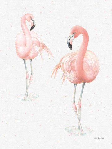 Gracefully Pink XI Light Reversed Black Ornate Wood Framed Art Print with Double Matting by Audit, Lisa
