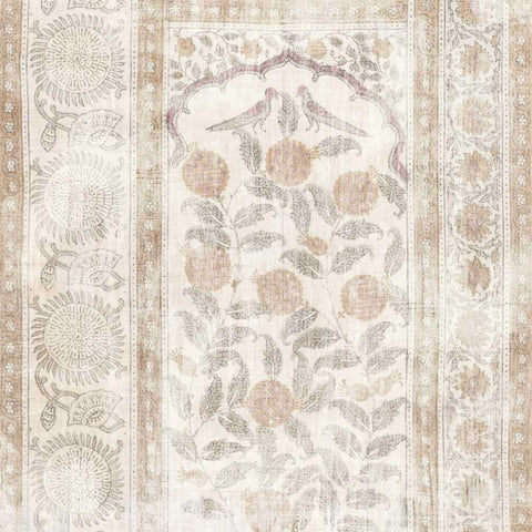 Animal Textile I Gold Ornate Wood Framed Art Print with Double Matting by Wild Apple Portfolio