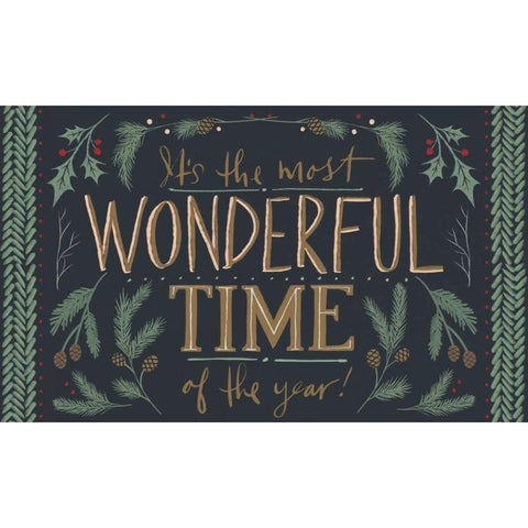 Wonderful Time V Gold Ornate Wood Framed Art Print with Double Matting by Tavoletti, Anne
