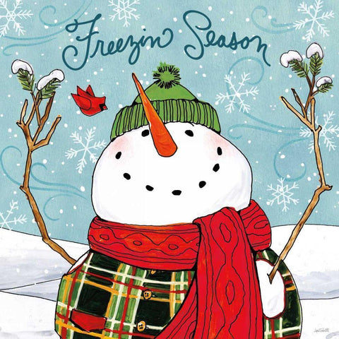 Snowplace Like Home III White Modern Wood Framed Art Print by Tavoletti, Anne