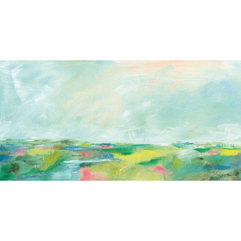 Colorful Horizon Gold Ornate Wood Framed Art Print with Double Matting by Schlabach, Sue