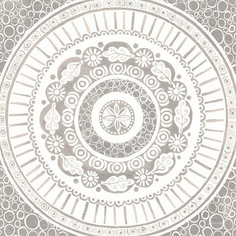 Hemma IV Neutral Crop Black Ornate Wood Framed Art Print with Double Matting by Lovell, Kathrine