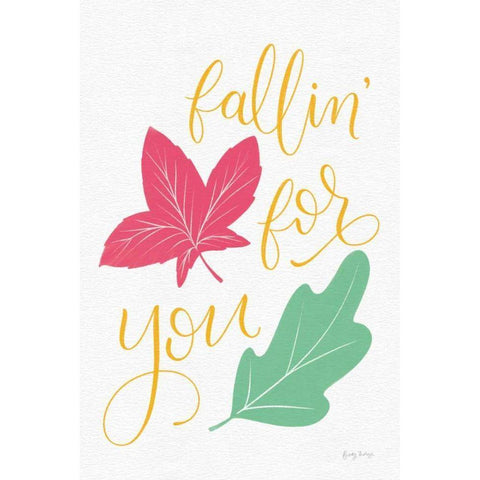 Fallin For You Bright Gold Ornate Wood Framed Art Print with Double Matting by Thorns, Becky
