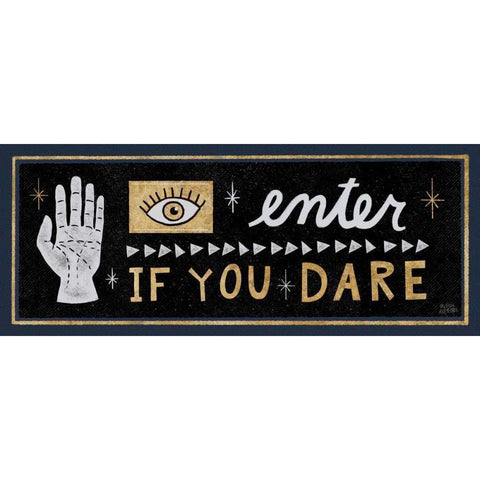 Frightfully Wicked VIII Dark Gold Ornate Wood Framed Art Print with Double Matting by Averinos, Melissa