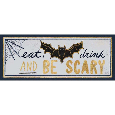Frightfully Wicked IX Dark Gold Ornate Wood Framed Art Print with Double Matting by Averinos, Melissa
