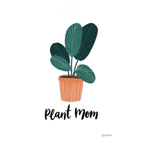 Plant Mom Gold Ornate Wood Framed Art Print with Double Matting by Thorns, Becky