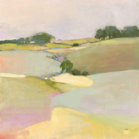 Dream Valley II Gold Ornate Wood Framed Art Print with Double Matting by Purinton, Julia