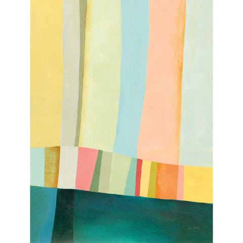 Twelve Bar II White Modern Wood Framed Art Print by Davies, Jane