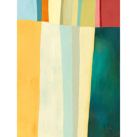 Twelve Bar III Black Modern Wood Framed Art Print by Davies, Jane