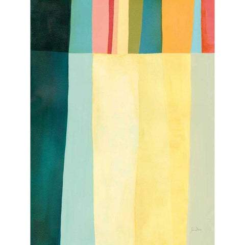 Twelve Bar IV Black Modern Wood Framed Art Print by Davies, Jane
