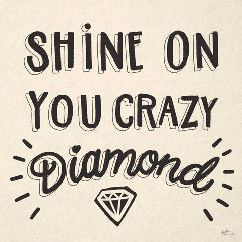 Shine On I Neutral Gold Ornate Wood Framed Art Print with Double Matting by June, Dina