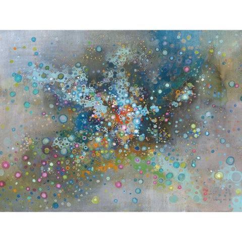 Andromeda Gold Ornate Wood Framed Art Print with Double Matting by Nai, Danhui