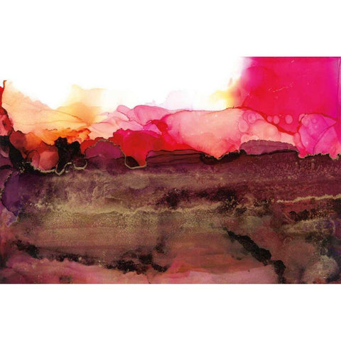 Sandstone Black Modern Wood Framed Art Print with Double Matting by Paschke, Chris