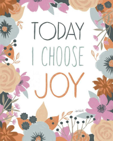 Happy Thoughts II White Modern Wood Framed Art Print with Double Matting by Tavoletti, Anne
