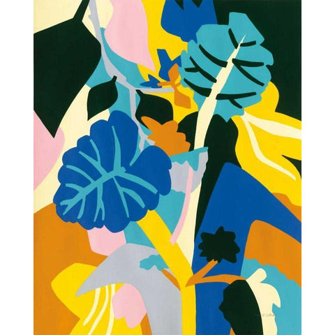 Balmy Day Black Modern Wood Framed Art Print by Gallagher, Megan