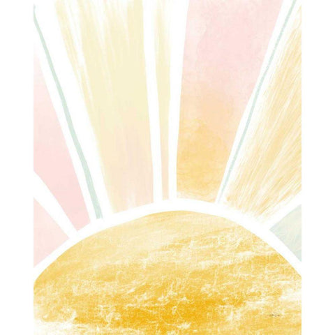 My Sunshine Gold Ornate Wood Framed Art Print with Double Matting by Pete, Katrina