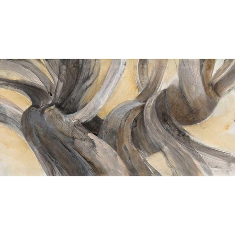 Driftwood III Black Modern Wood Framed Art Print by Hristova, Albena