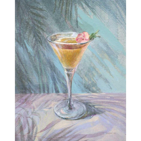 Happy Hour I Gold Ornate Wood Framed Art Print with Double Matting by Nai, Danhui