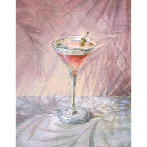 Happy Hour II Gold Ornate Wood Framed Art Print with Double Matting by Nai, Danhui