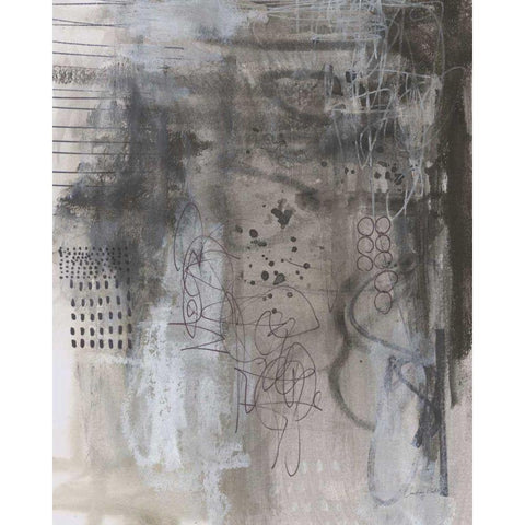 Gray Matter I Gold Ornate Wood Framed Art Print with Double Matting by Prahl, Courtney