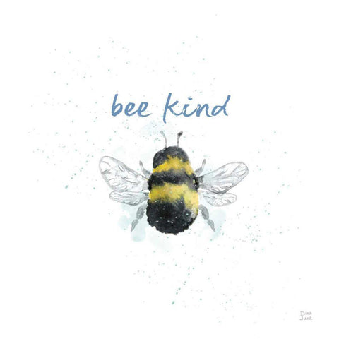 Bee Harmony VII White Gold Ornate Wood Framed Art Print with Double Matting by June, Dina
