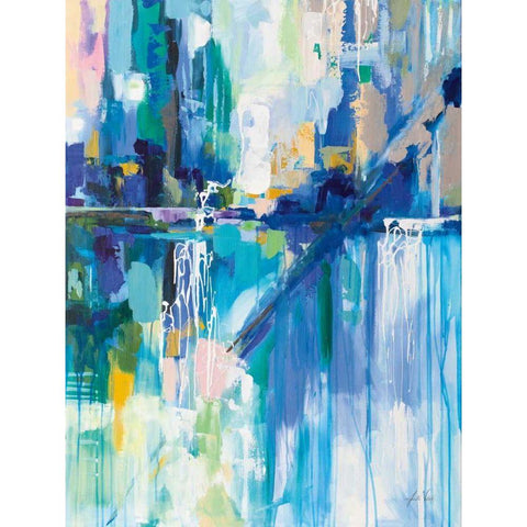 Thru the Glass White Modern Wood Framed Art Print by Vertentes, Jeanette