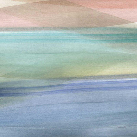 Soft Summer III Gold Ornate Wood Framed Art Print with Double Matting by Charro, Mercedes Lopez