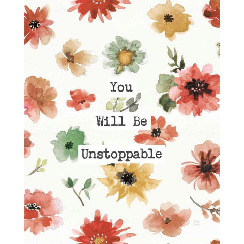 Sweet Southwest Unstoppable Black Modern Wood Framed Art Print by June, Dina