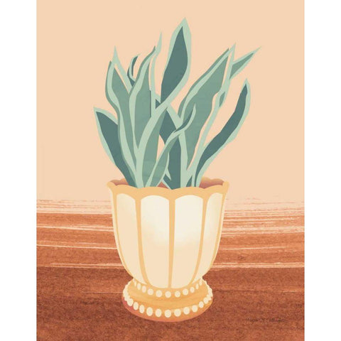 The Great Indoors II Warm Gold Ornate Wood Framed Art Print with Double Matting by Gallagher, Megan