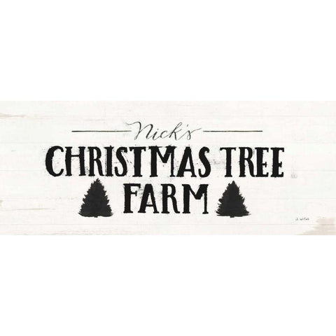 Christmas in the Heartland VI BW Gold Ornate Wood Framed Art Print with Double Matting by Wiens, James