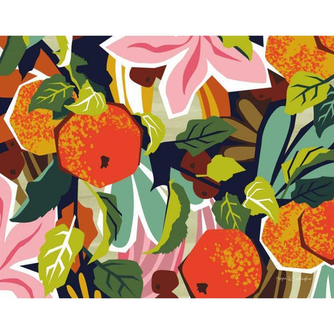 Apple Orchard I White Modern Wood Framed Art Print by Gallagher, Megan