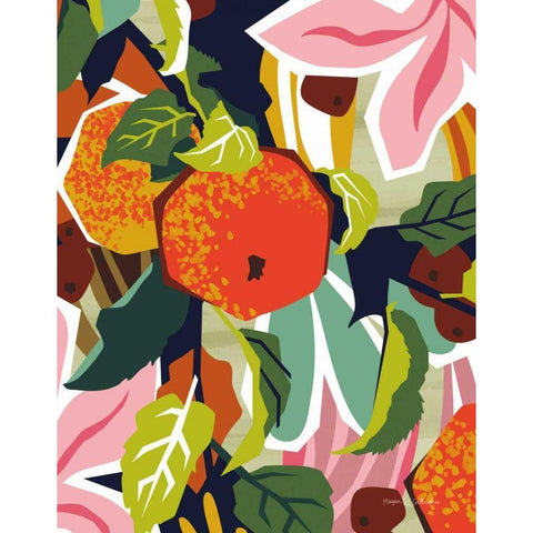 Apple Orchard II Gold Ornate Wood Framed Art Print with Double Matting by Gallagher, Megan