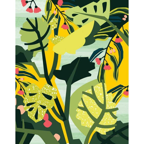Eucalyptus Mint II Gold Ornate Wood Framed Art Print with Double Matting by Gallagher, Megan