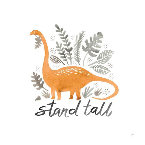 Dino Inspiration II Gold Ornate Wood Framed Art Print with Double Matting by Panganiban, Karyn
