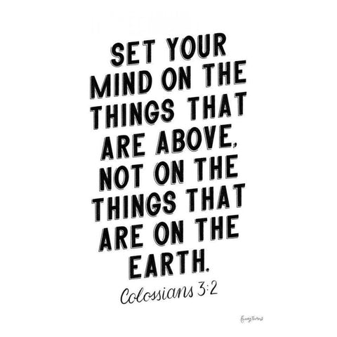 Bible Saying II BW White Modern Wood Framed Art Print by Thorns, Becky