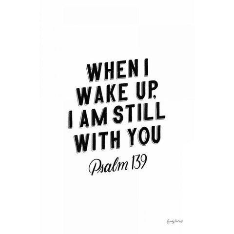 Bible Saying IV BW Gold Ornate Wood Framed Art Print with Double Matting by Thorns, Becky