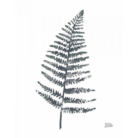 Fern I Gold Ornate Wood Framed Art Print with Double Matting by Averinos, Melissa