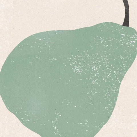 Graphic Fruit IV White Modern Wood Framed Art Print with Double Matting by Hershey, Moira