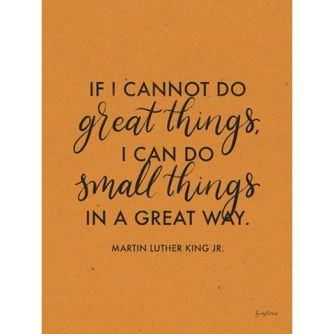Words of Wisdom III Orange Crop Gold Ornate Wood Framed Art Print with Double Matting by Thorns, Becky