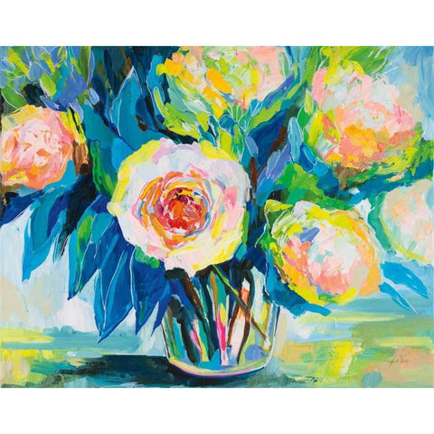 Charm Black Modern Wood Framed Art Print with Double Matting by Vertentes, Jeanette