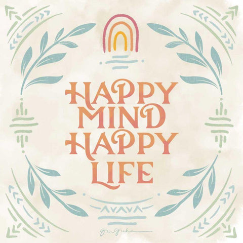 Heart and Mind II White Modern Wood Framed Art Print by Graham, Gia